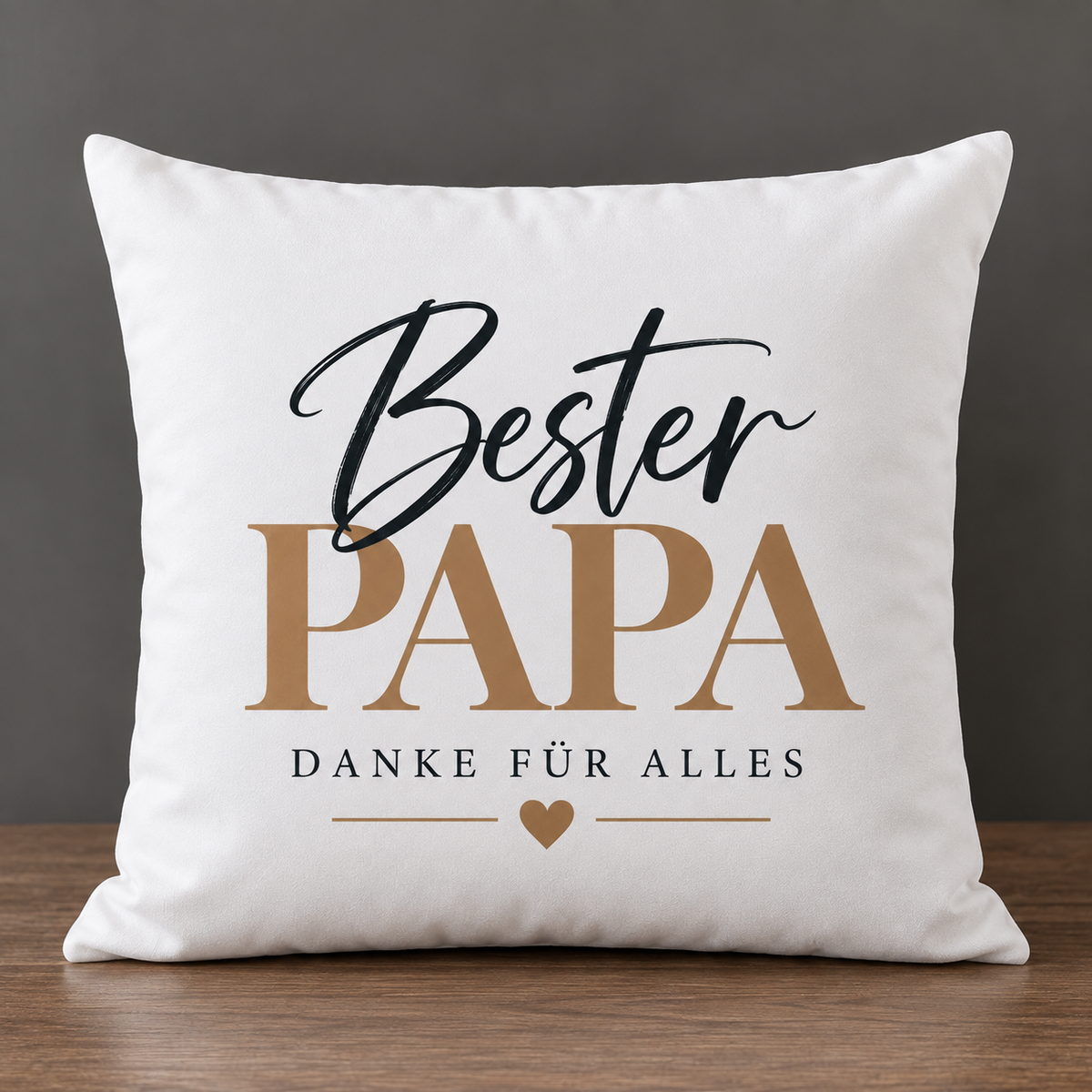 Papa Kissen Geschenk – Bester Papa Danke für alles |