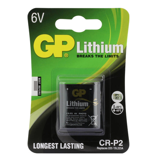 GP CRP2 Batterie Lithium, 6 V