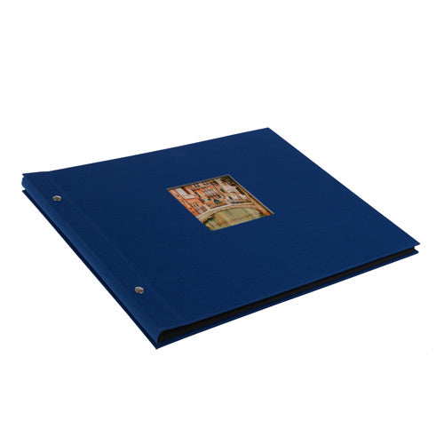 Goldbuch Bella Vista 30x25 cm, blau mit 40 schwarzen Seiten