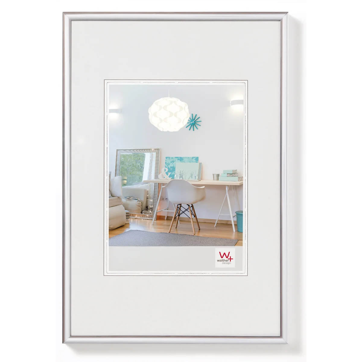 Walther New Lifestyle Kst.-Rahmen 29,7x42 cm, SILBER
