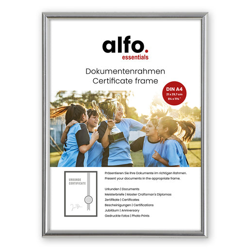 Alfo Alurahmen A4 silber