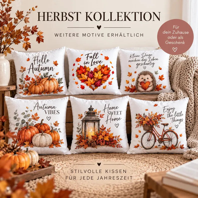 Herbstkissen "Fall in love"