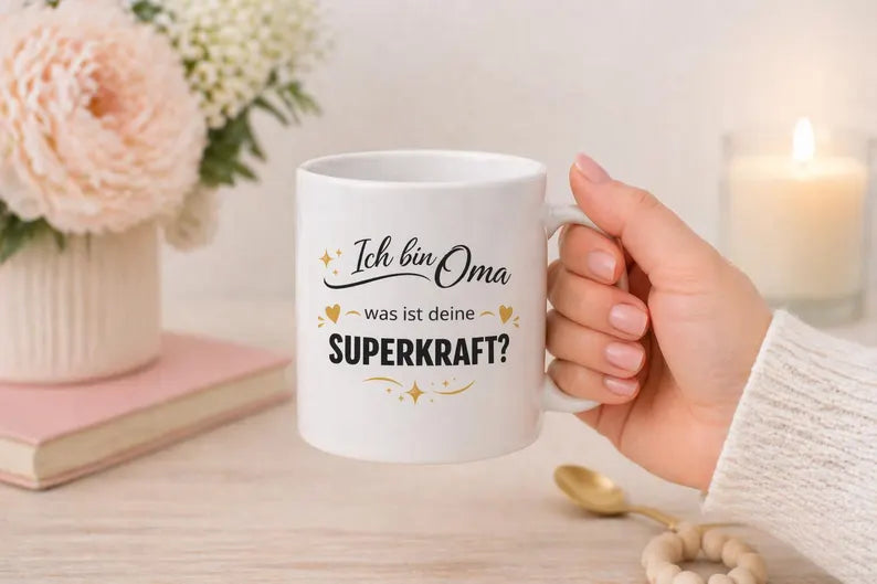 Oma Tasse mit Spruch