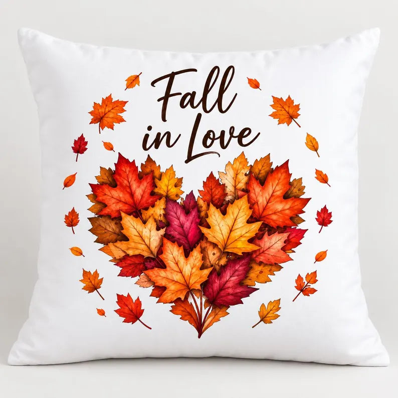 Herbstkissen "Fall in love"