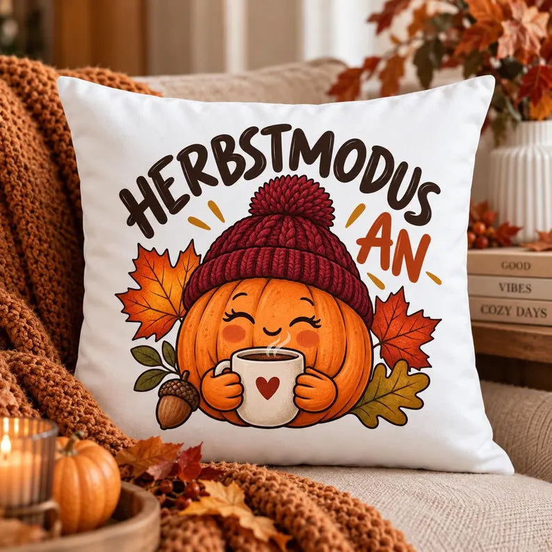 Herbst Kissen „Herbstmodus an“