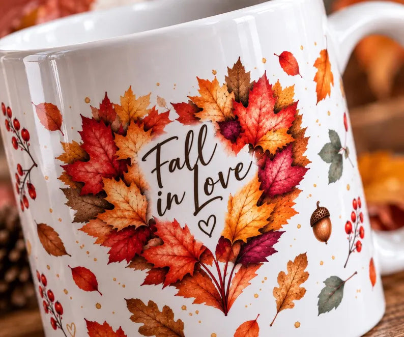 Herbsttasse „Fall in Love“