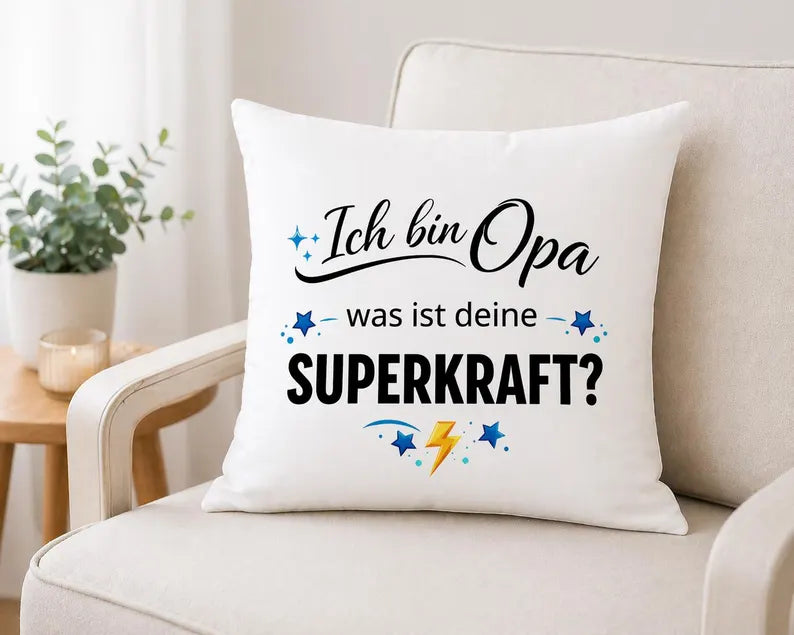 Opa Kissen mit Spruch