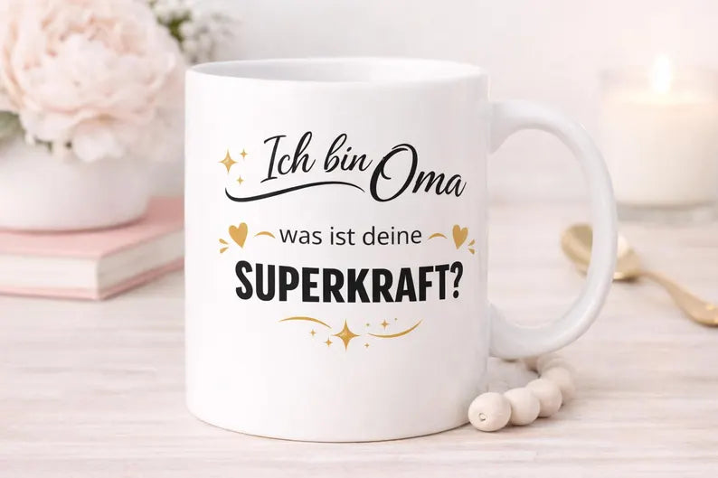 Oma Tasse mit Spruch