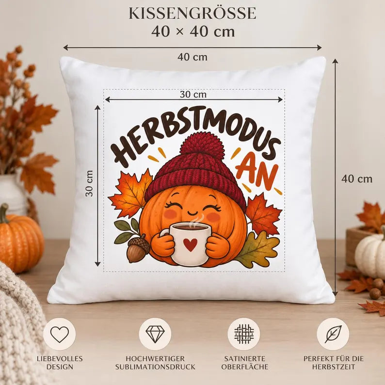 Herbst Kissen „Herbstmodus an“