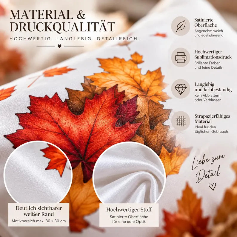Herbstkissen "Fall in love"