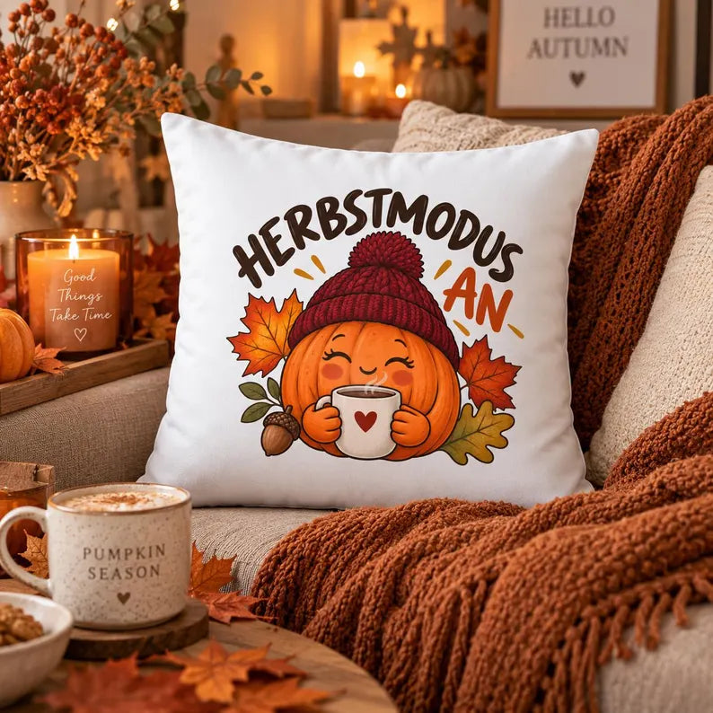 Herbst Kissen „Herbstmodus an“