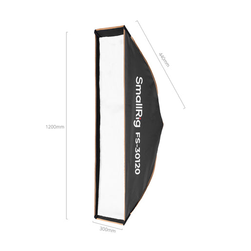 SmallRig 5370 FS-30120 Schnellaufbaubare Faltstreifen-Softbox