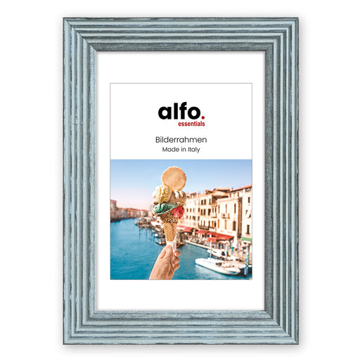 alfo. Arezzo 20x30 cm blau, Holzrahmen